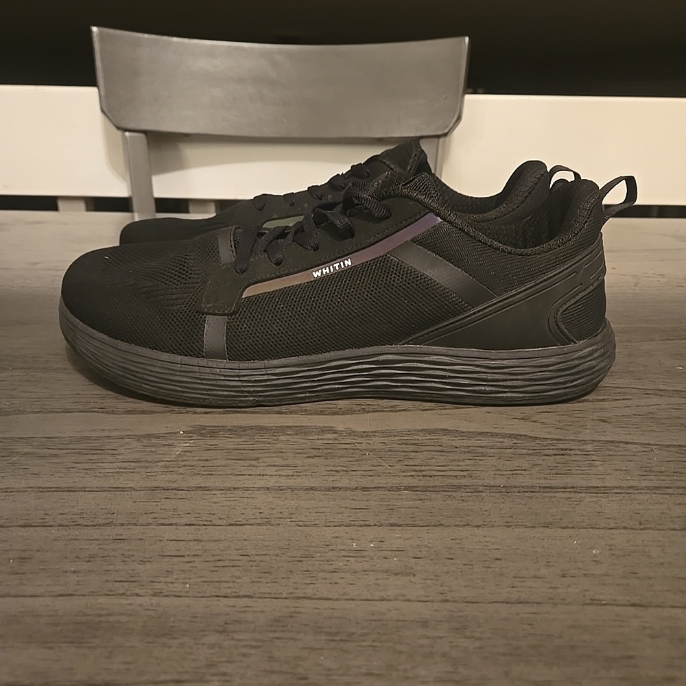 WHITIN Black Athletic Shoes